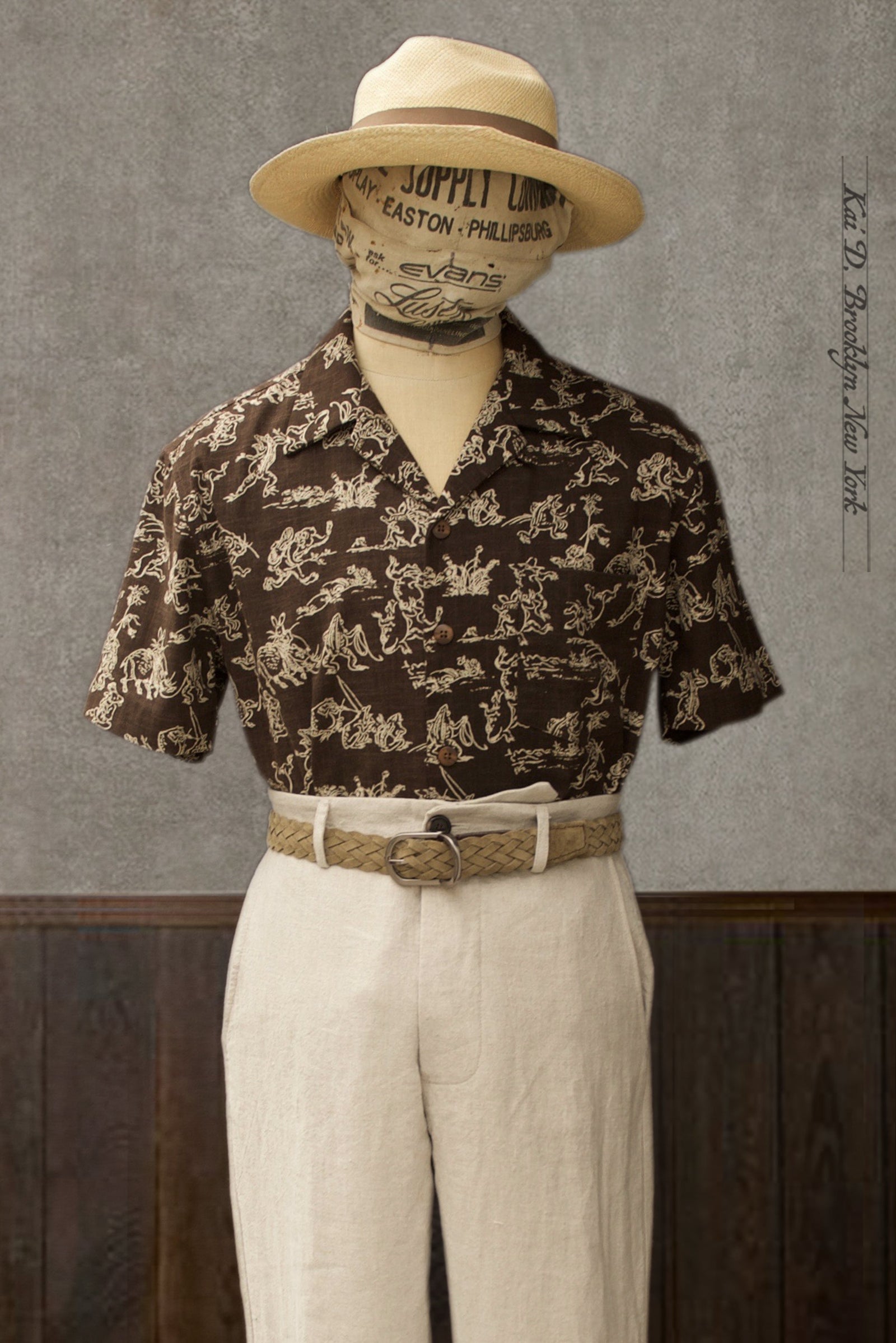 Short Sleeve Slater Shirt Rabbit L Xl