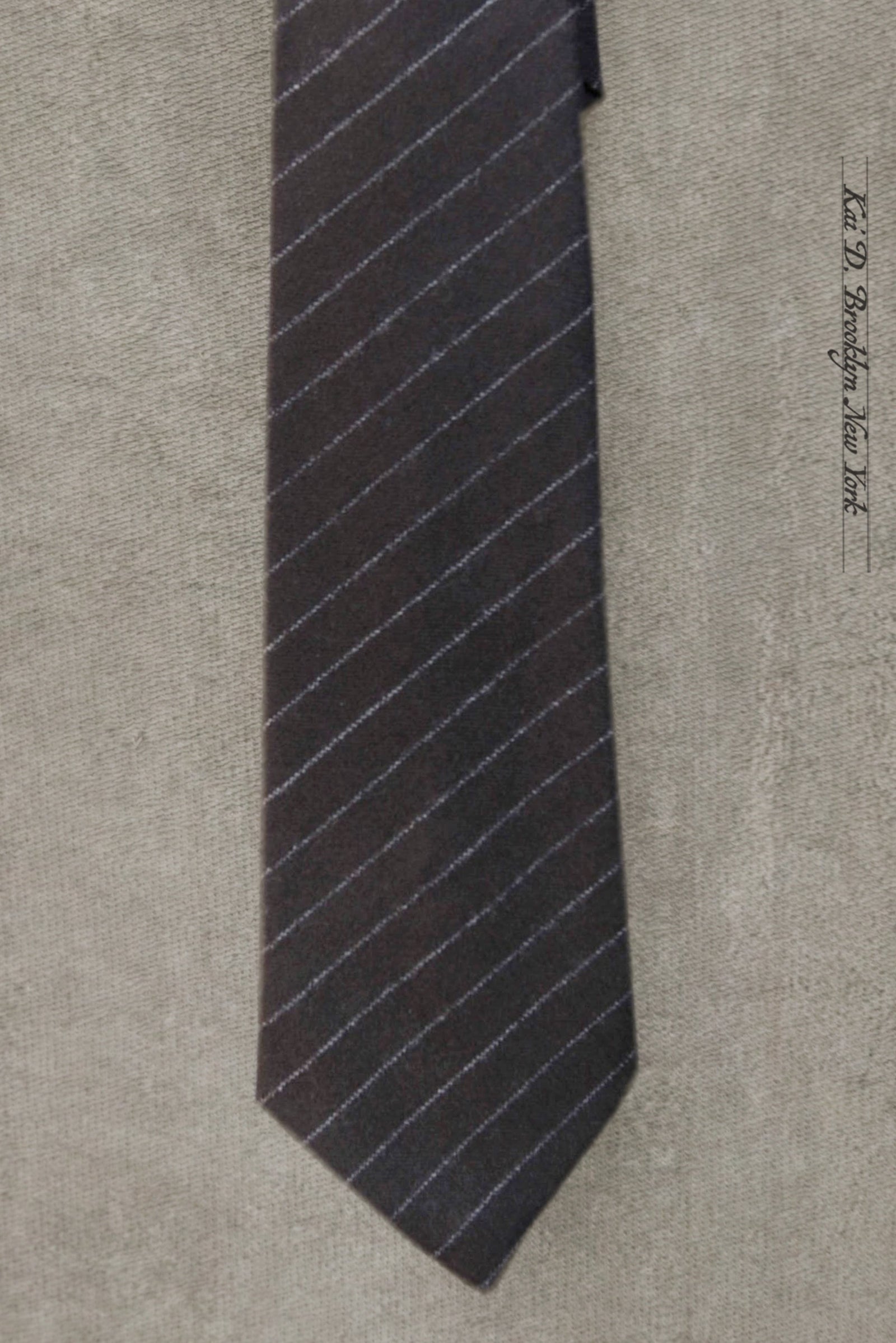 Strioped Wool Tie