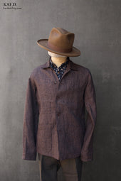 Architect Jacket Houndstooth Linen S
