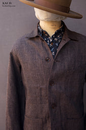 Architect Jacket Houndstooth Linen S