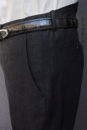 Borough Pants Crosshatched Linen Twill 30 32 34 36