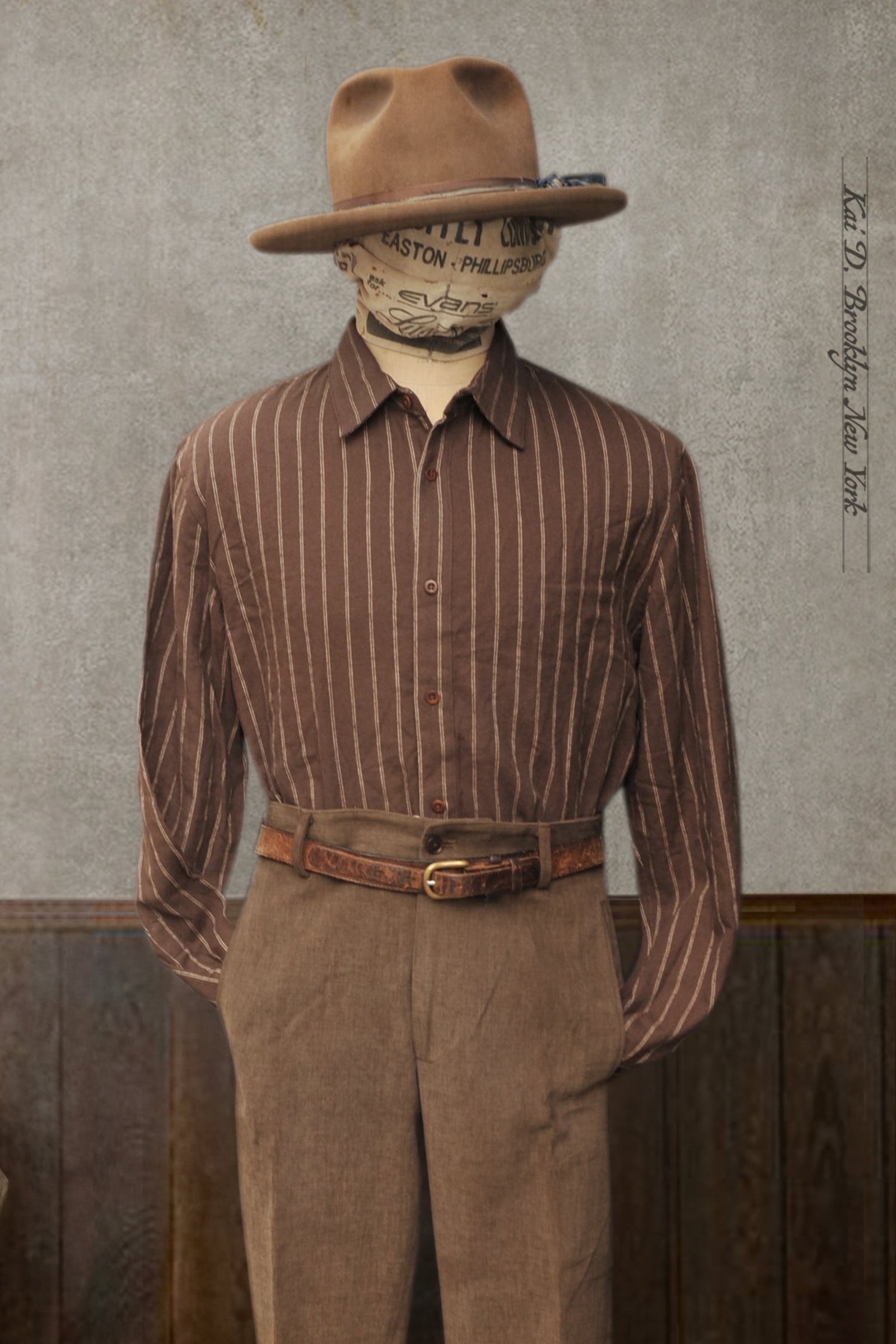 Delancey Shirt - Twin Stripe Cotton - S, XL