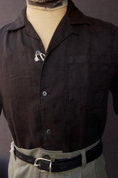 Short Sleeve Cannes Linen Shirt M L Xl Xxl