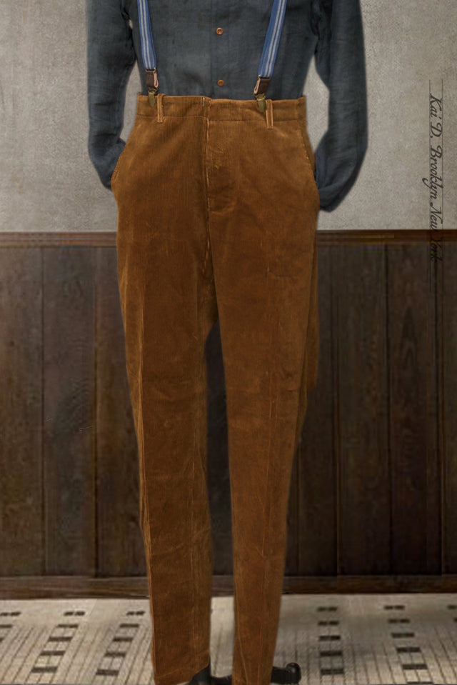Borough Pants - Caramel Corduroy - 32