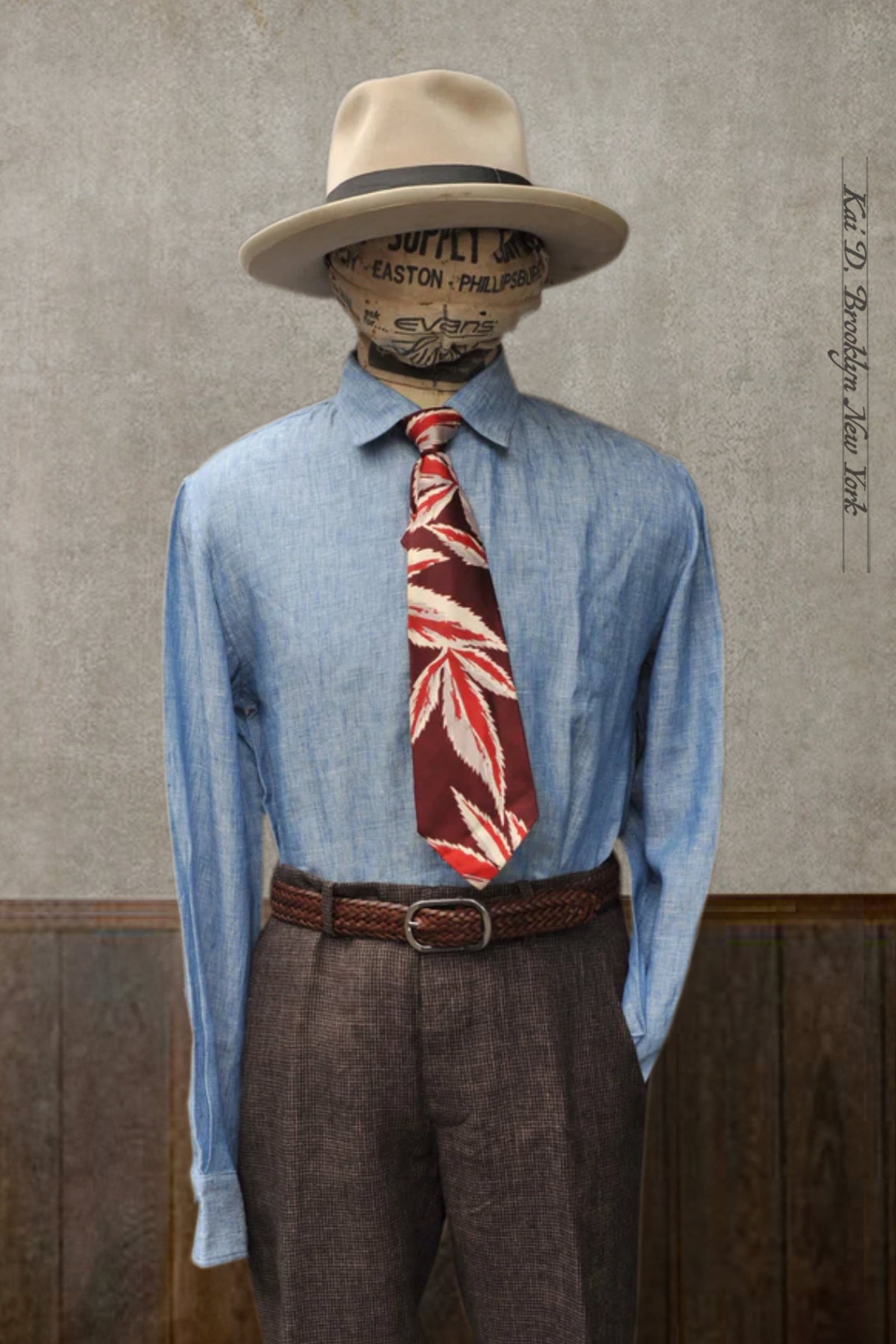 Delancey Shirt - Chambray Linen - Chambray Blue - L, XL