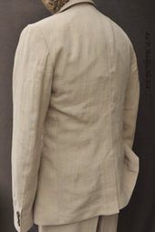 Chris Two Button Blazer Natural Linen M L