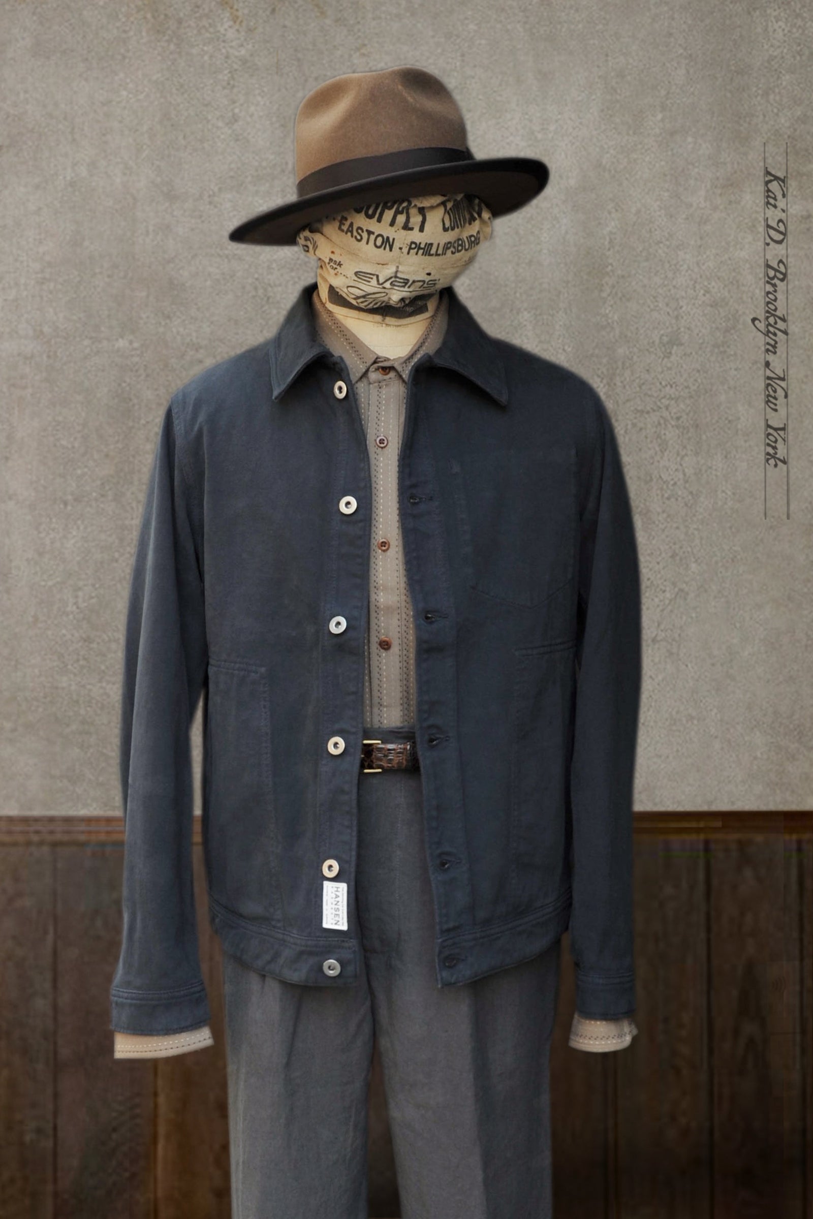 Cosmo Cotton Jacket - Blue Whale - M (NO RETURN)