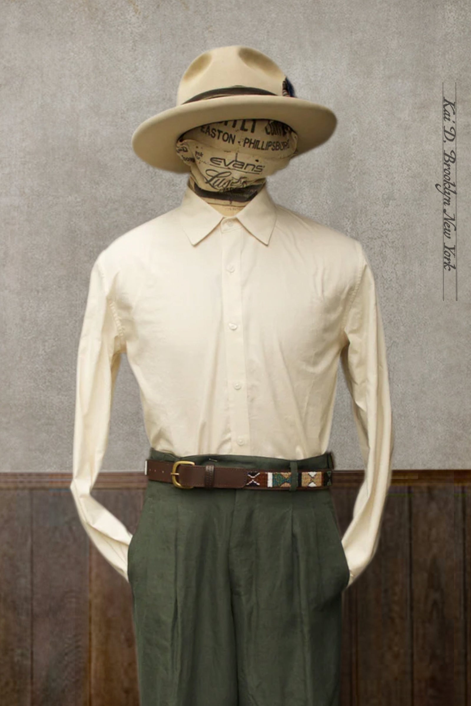 Delancey Shirt - Organic Cotton Oxford - Cream - S, M, L, XL, XXL