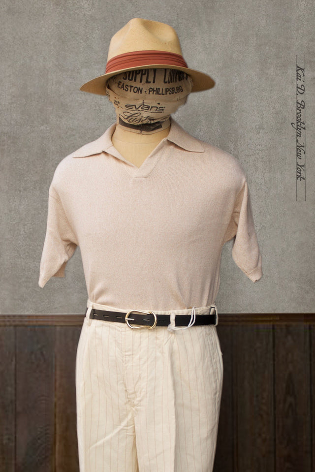 Perlman Polo - Cotton Cashmere - Natural - L