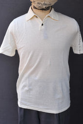 Folk Cotton Linen Polo S M
