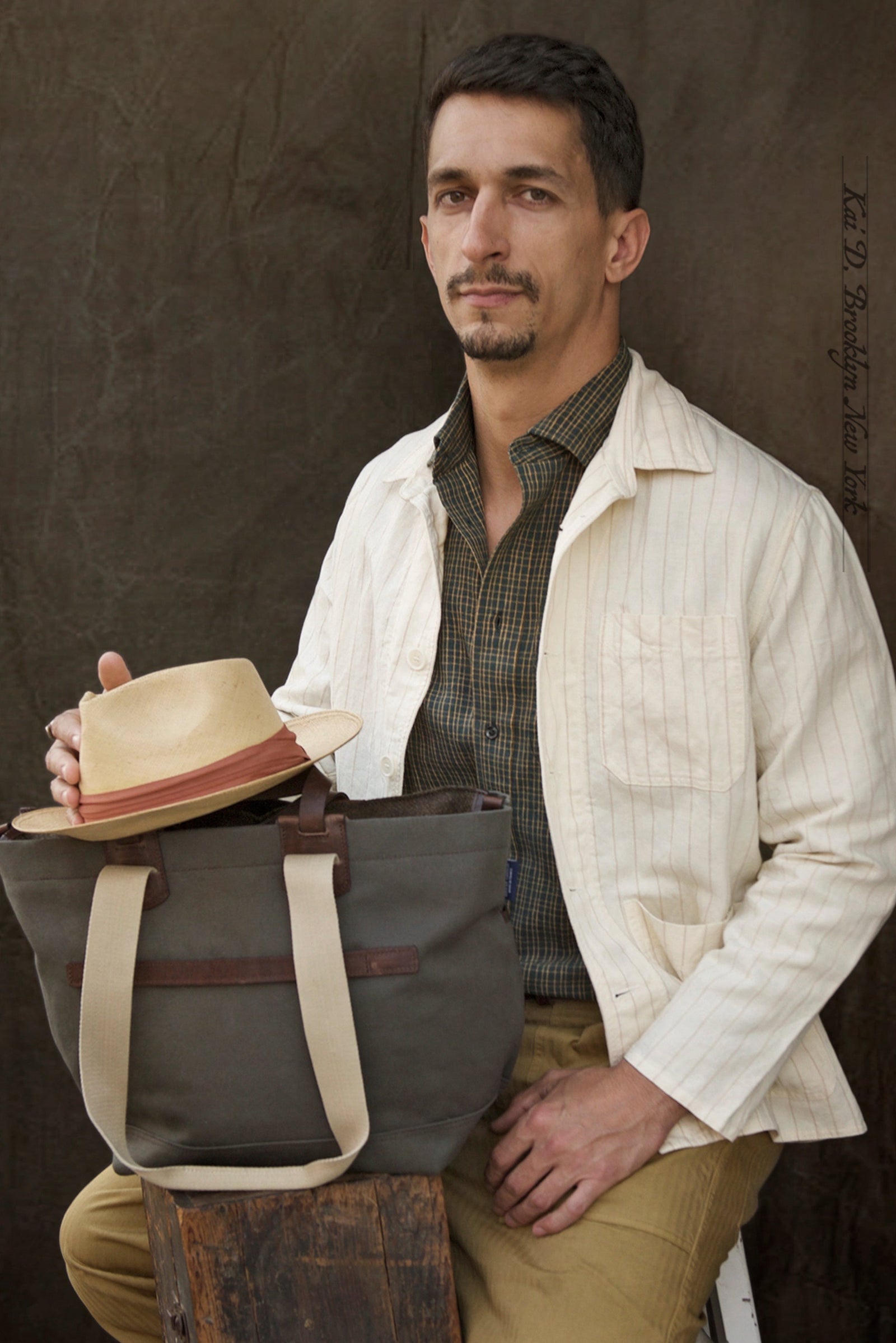 Creek Artist Jacket Cotton Linen Eggshell 48 50