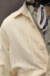 Creek Artist Jacket Cotton Linen Eggshell 48 50