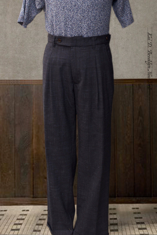 Journeyman Trousers - Crosshatch Tropical Wool - 30, 32, 34, 36
