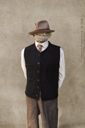 Cruiser Vest Boiled Wool S M