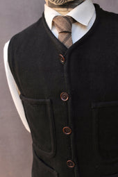 Cruiser Vest Boiled Wool S M