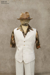 Dan Linen Vest L Xl
