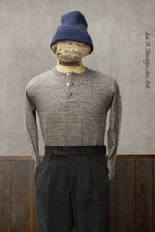 Long Sleeve Henley Tee S M L Xl