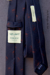 Printed Paisley Wool Tie