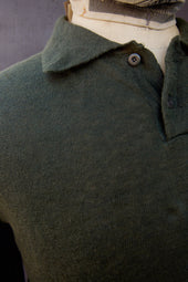Fine Gauge Linen Ls Polo M L Xl