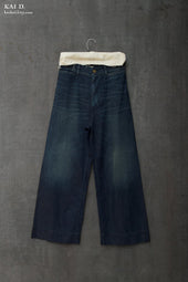Light Weight Denim Wide Leg Pants 28