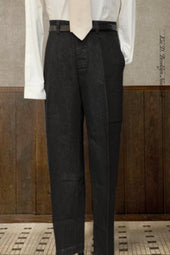 Bosun Pants Cotton Linen Denim 30 38