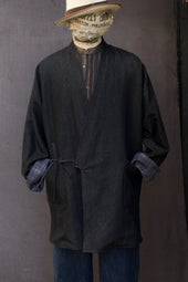 Double Layer Japanese Farmer Coat Soft M