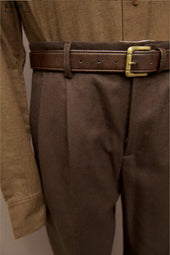 Double Pleat Trousers Deep 34