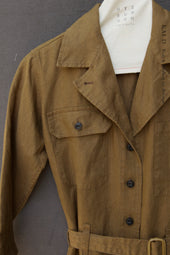 Earhart Jumpsuit Japanese Linen Xs