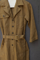 Earhart Jumpsuit Japanese Linen Xs