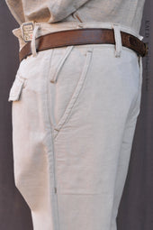 Bologna Slim Cut Trousers Bone 30 32 34