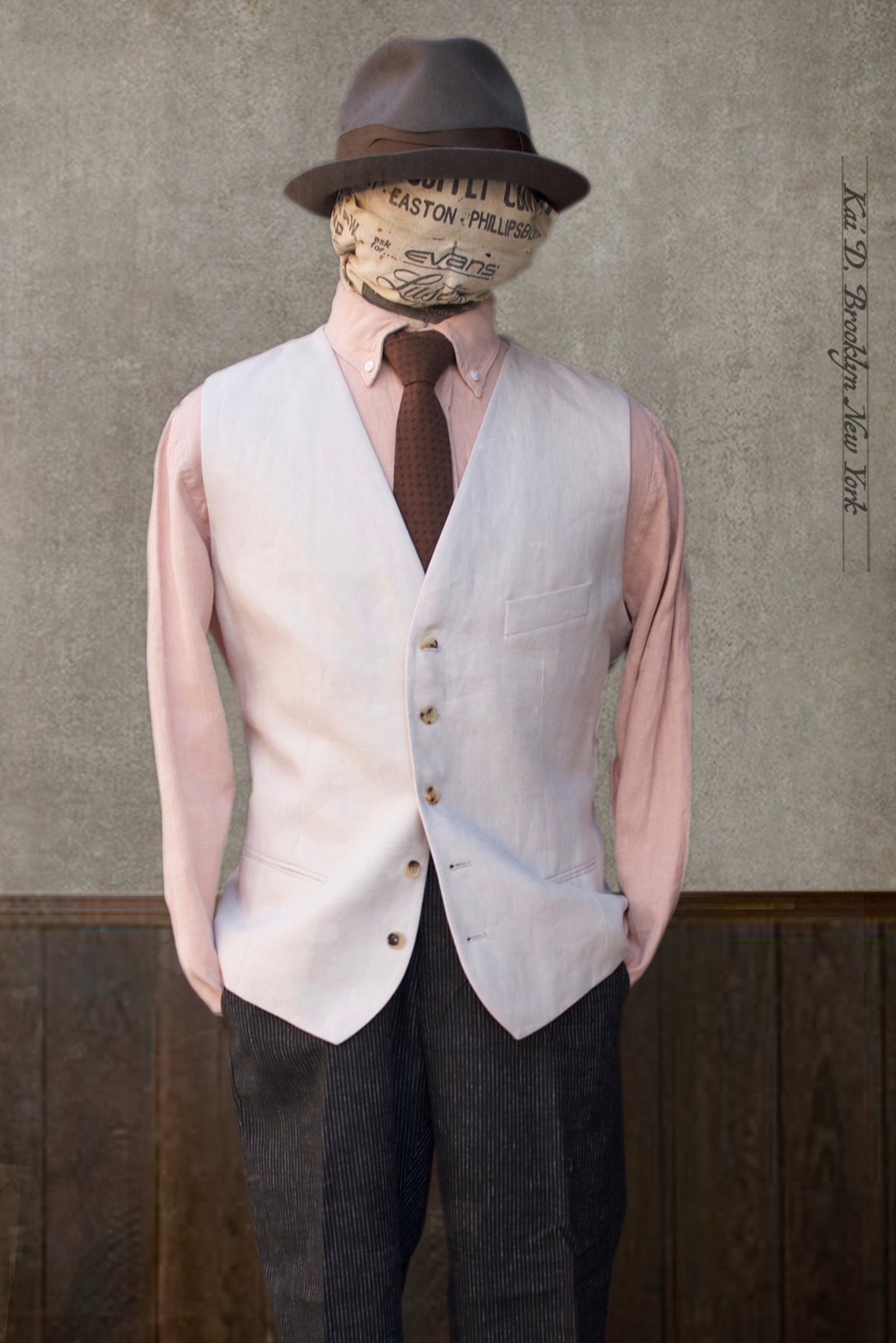 Dan Linen Vest L Xl