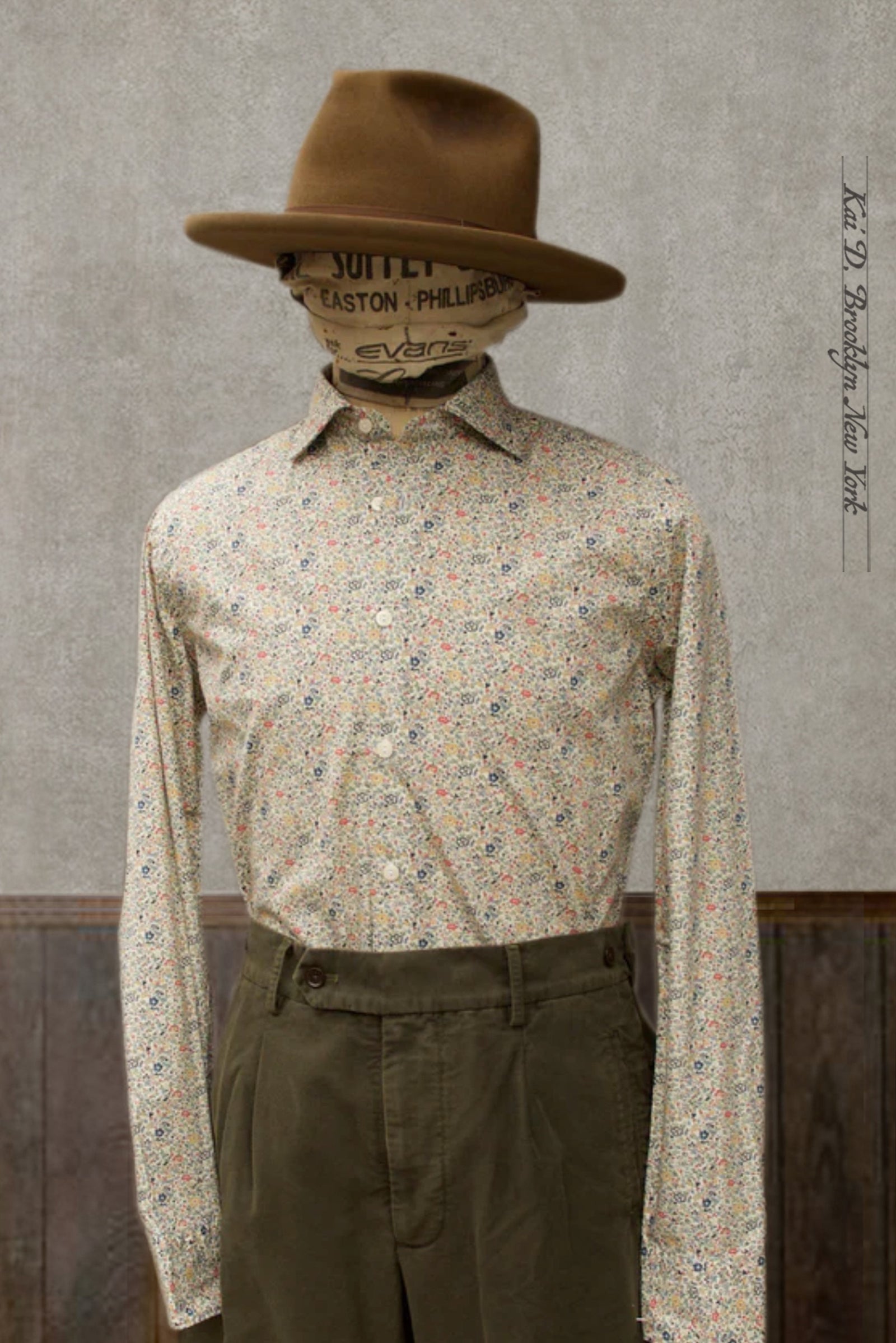 Elba Floral Shirt - Cheerful Floral - 39, 41, 43