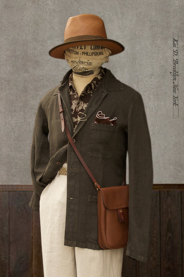 No. 5 Linen Jacket- Elk - 44, 46, 48, 50