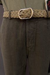 Heavy Linen Wide Leg Chore Pants Elk 31 32 34 36