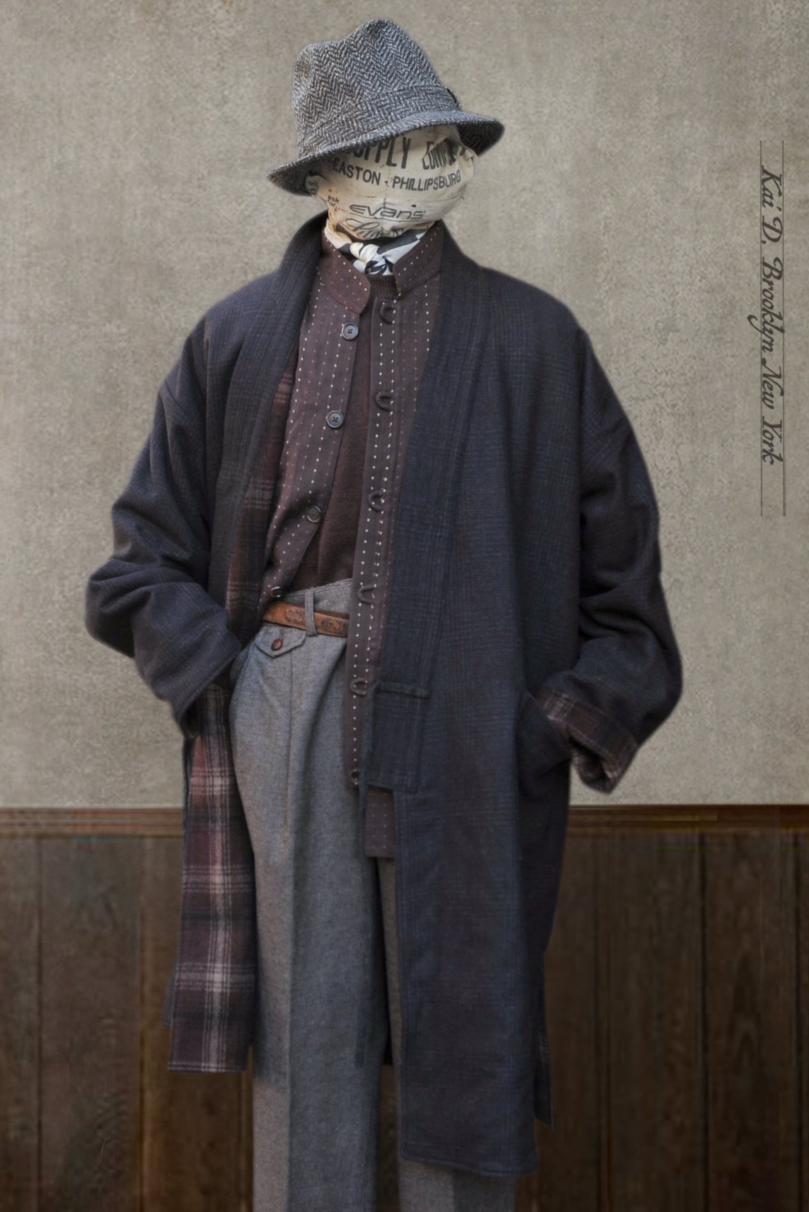 Full Length Japanese Farmer Coat - Rock Creek II - Medium (NO RETURN)