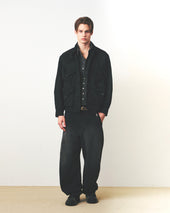 Cinch Back Curved Pants Herringbone