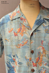 Short Sleeve Slater Shirt Gold Fish S