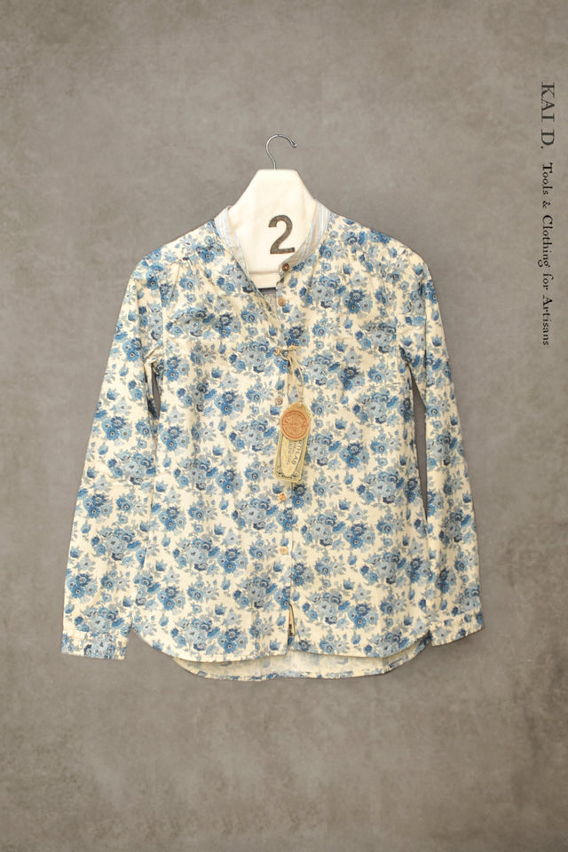 Melissa Shirt - Garden Liberty Floral Cotton - M