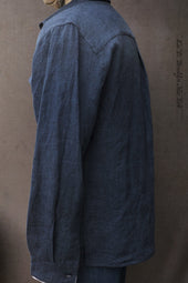 Ellis Safari Jacket Indigo Linen 48 50 52