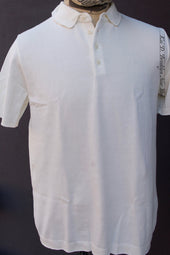Gassed Cotton Polo Offwhite M L Xl