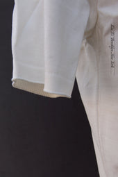 Gassed Cotton Polo Offwhite M L Xl