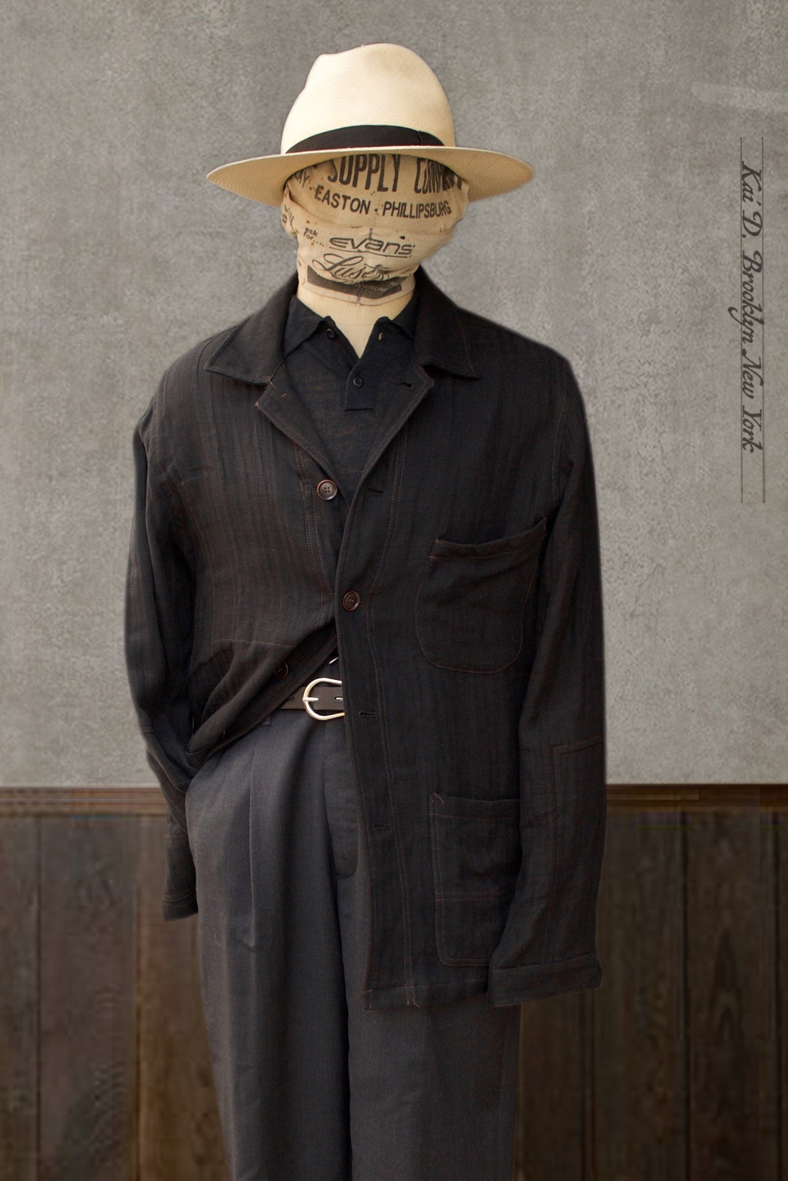 Architect Jacket Double Gauze Cotton S M L Xl Xxl