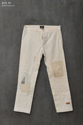 Boro White Cotton Pants - Gavin - 31 (NO RETURN)
