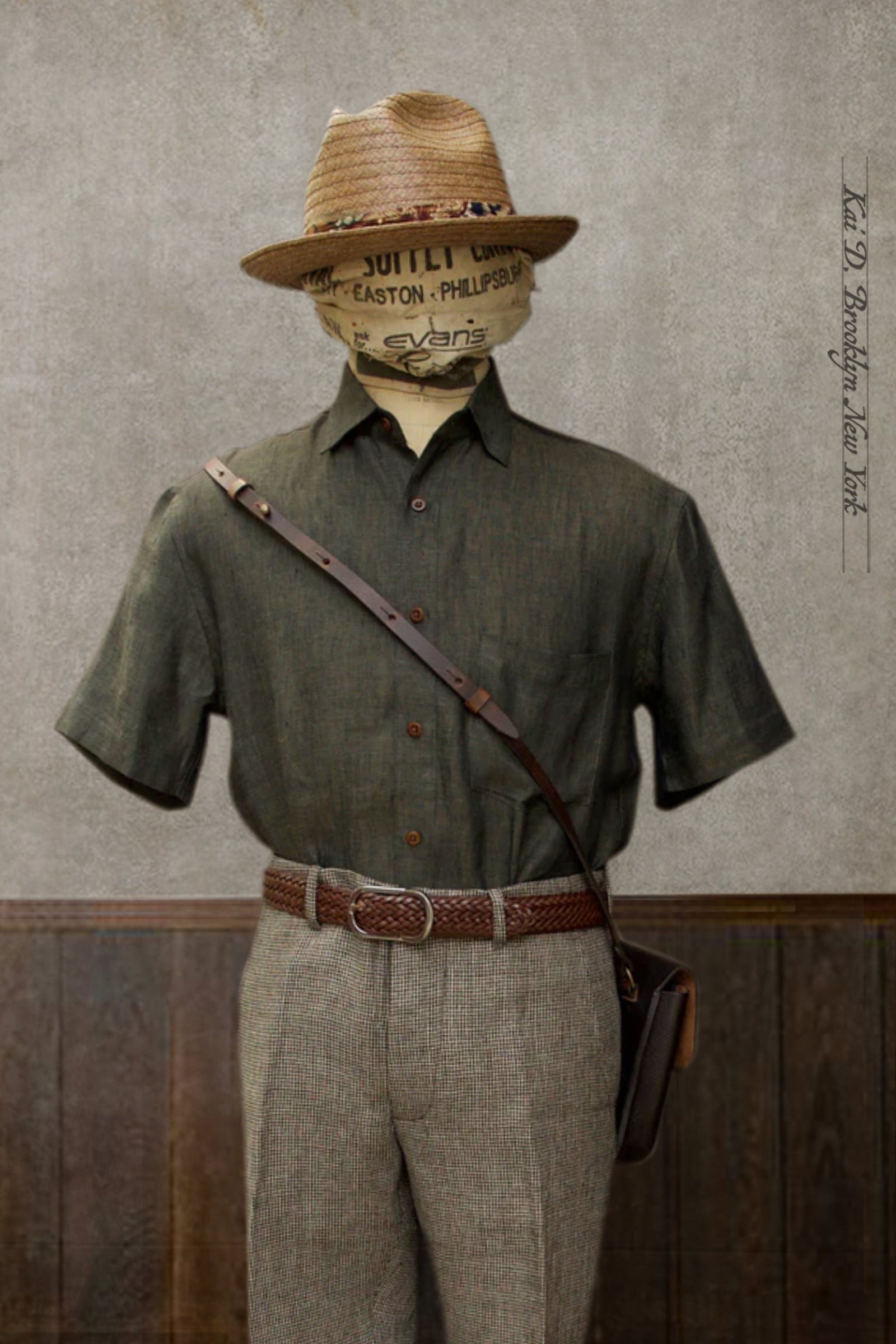 Short Sleeve Cassady Shirt - Dark Green Heather - M, L, XL, XXL