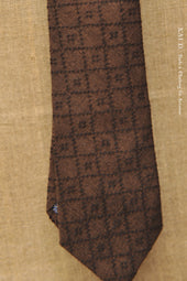 Jacquard Cotton Geo Tie
