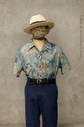 Short Sleeve Slater Shirt Gold Fish S