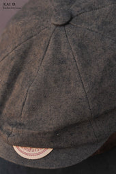 Andy Hat Cotton Linen Dark Green M L Xl