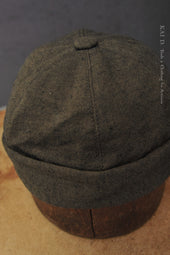 Watch Cap Cotton Linen Tweed M L