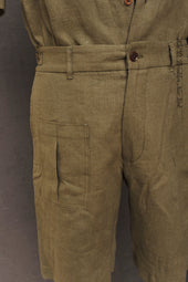 Martin Shorts French Green Linen 28 30 32 34 36