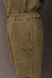 Martin Shorts French Green Linen 28 30 32 34 36